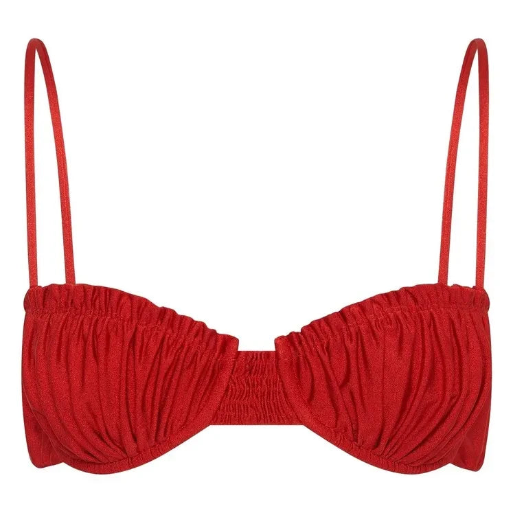 Faithfull the Brand - Esterel Bikini Üstü | Kırmızı