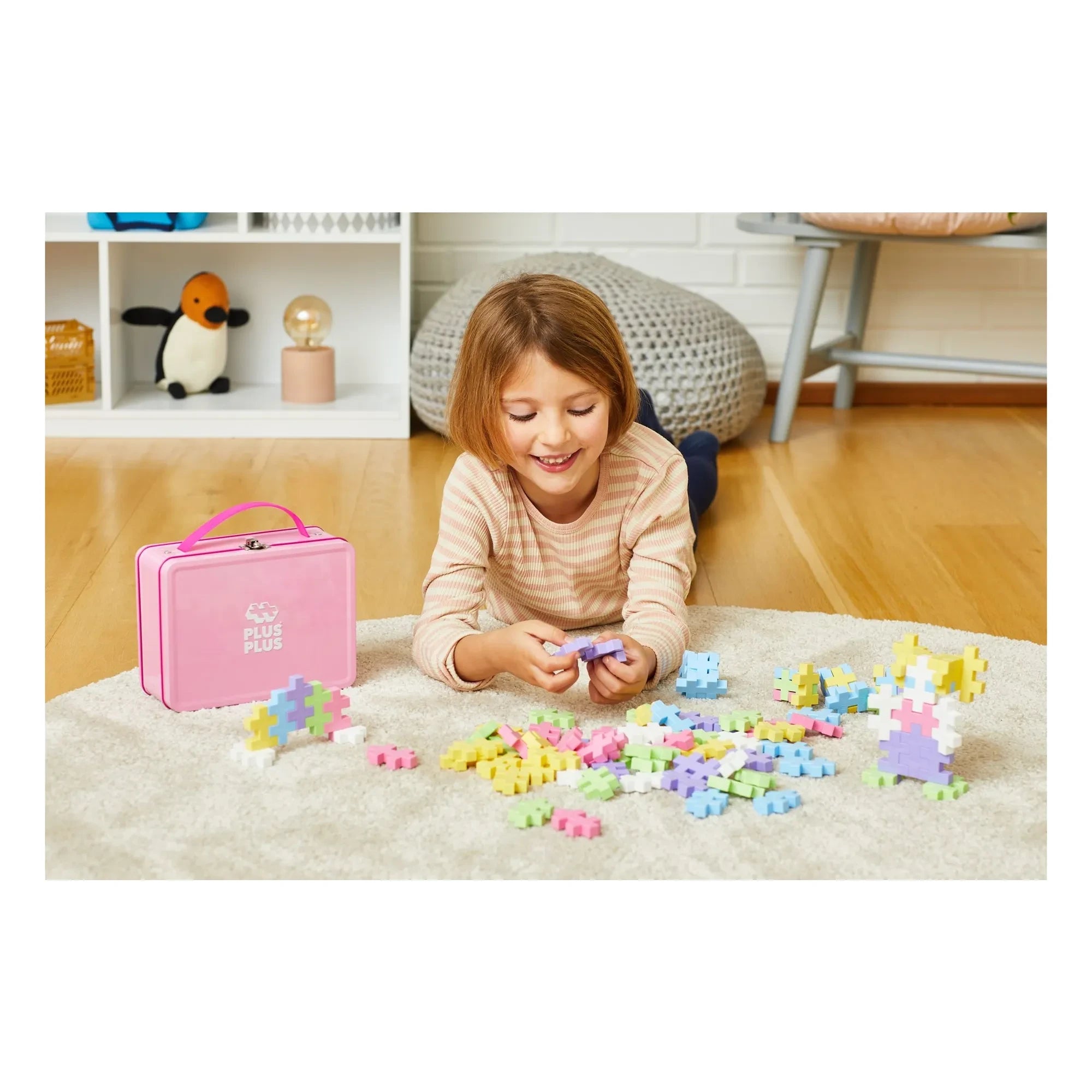 Plus-Plus - Pastel Valisette - 70 Parça