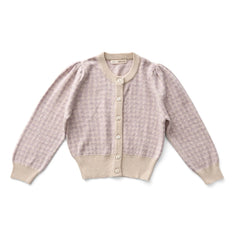 Soor Ploom - Pötikare Pembe Organik Pamuklu Hırka | Lila