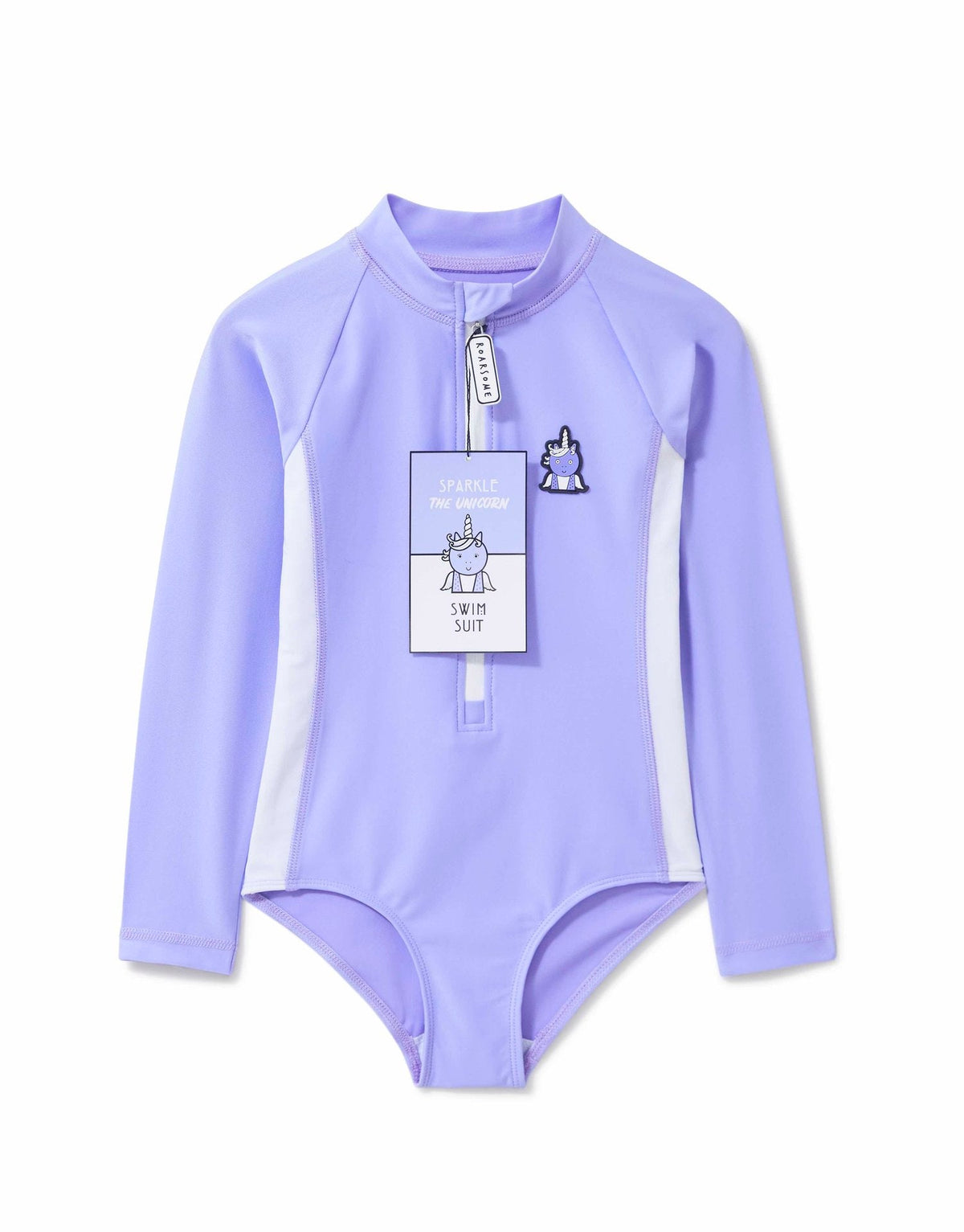 Dinoski - Sparkle Unicorn Çocuk Deniz Mayosu 5-7 Yaş