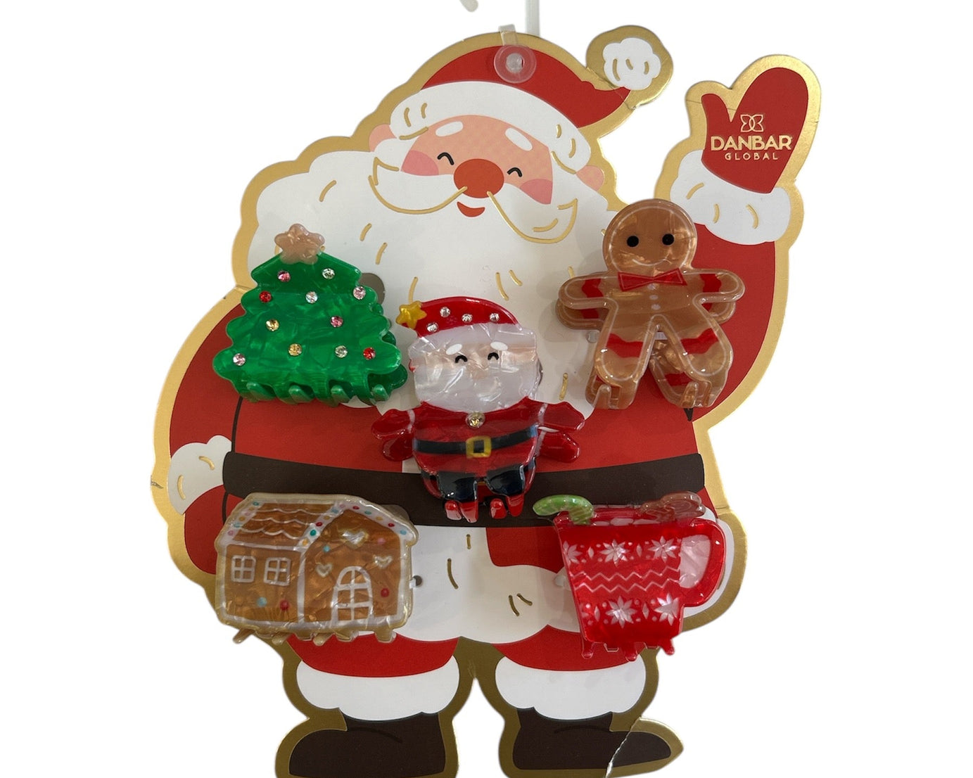 دينوسي - طقم 5 دبابيس أطفال لعيد الميلاد ورأس السنة