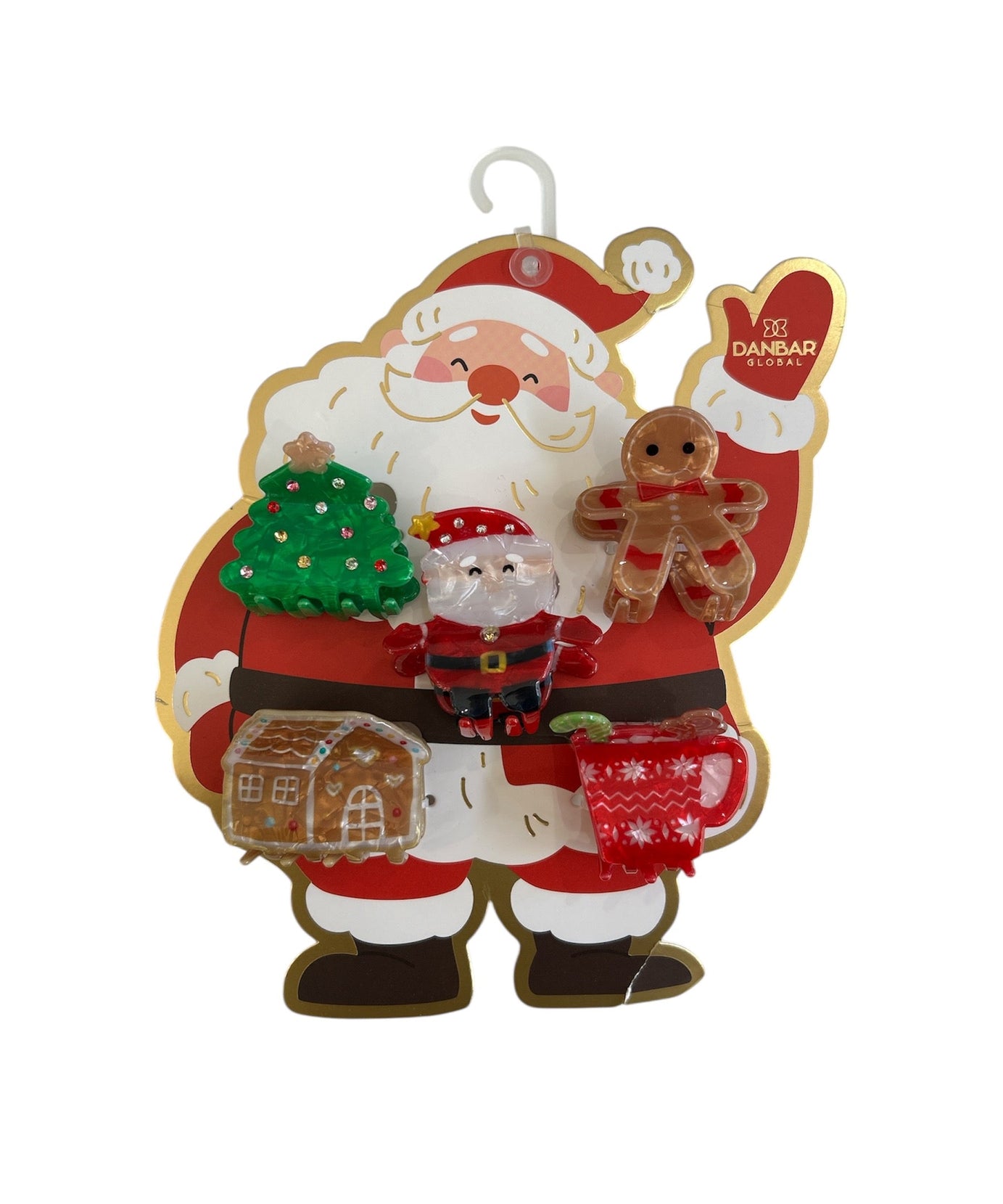 دينوسي - طقم 5 دبابيس أطفال لعيد الميلاد ورأس السنة