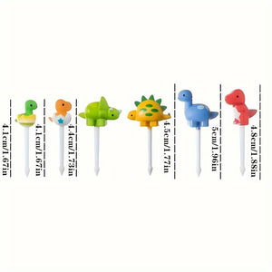 Dinossi - Dino Atıştırmalık Çatalı 6'lı