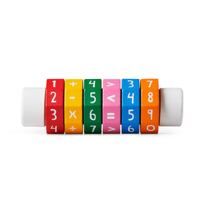 Dinossi - Eğlenceli Ahşap Rulo Matematik Çarkı