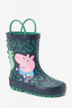 Dinossi - Peppa Pig Yumuşak Tabanlı Hafif Yağmur Çizmesi - 28