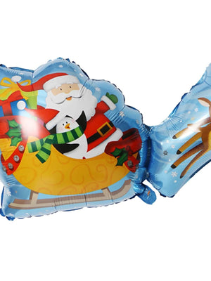 Dinossi - Yılbaşı Noel Baba 95 CM Dekoratif Balonu