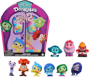 Disney - Disney Doorables Inside Out 2: مجموعة ألعاب من 9 شخصيات