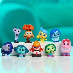 Disney - Disney Doorables Inside Out 2: مجموعة ألعاب من 9 شخصيات