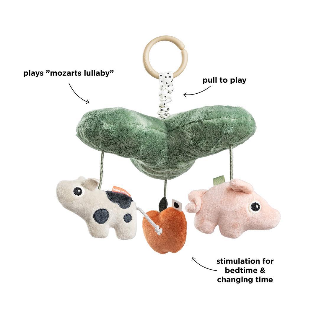 Done By Deer Musical Mobile - Tiny Farm Colour Mix-Baby Mobiles-Tiny Farm Colour Mix- | Natural Baby Shower