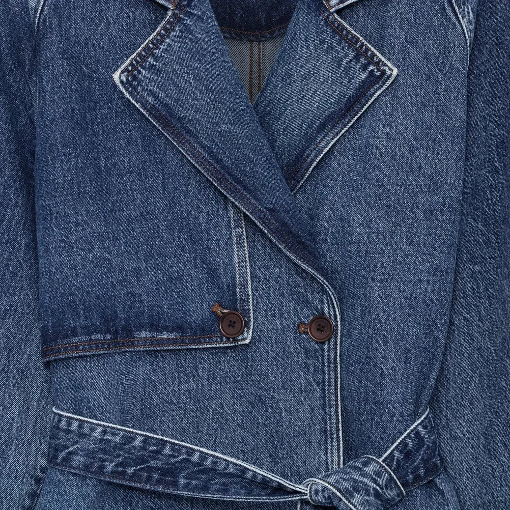 Anine Bing - Trenç Denim Rickie | Mavi