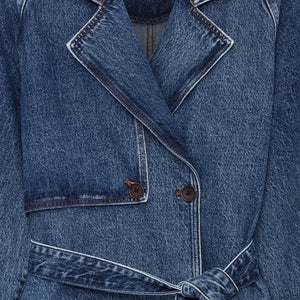 Anine Bing - Trenç Denim Rickie | Mavi