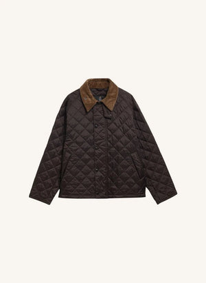 Barbour - Oversized Transport Ceket | Koyu Kahverengi