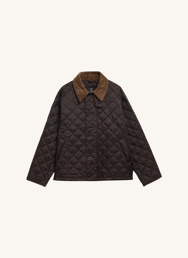 Barbour - Oversized Transport Ceket | Koyu Kahverengi