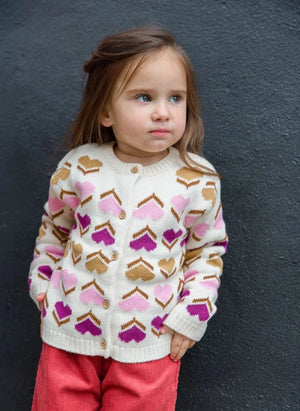 Bonton - Cardigan Maligne Bebek | Ecru