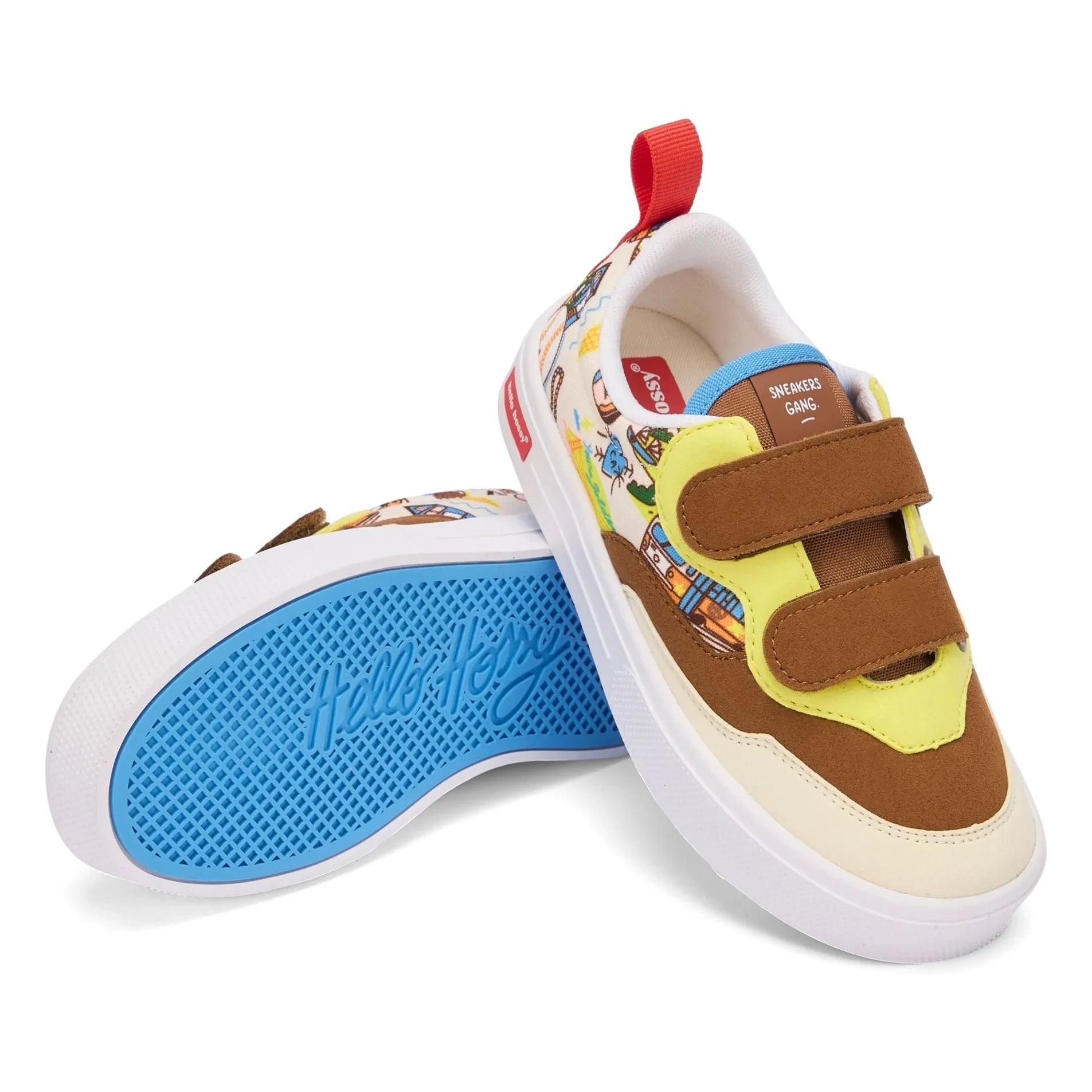 Hello Hossy - San Francisco Çizik Detaylı Sneakerlar | Kahverengi