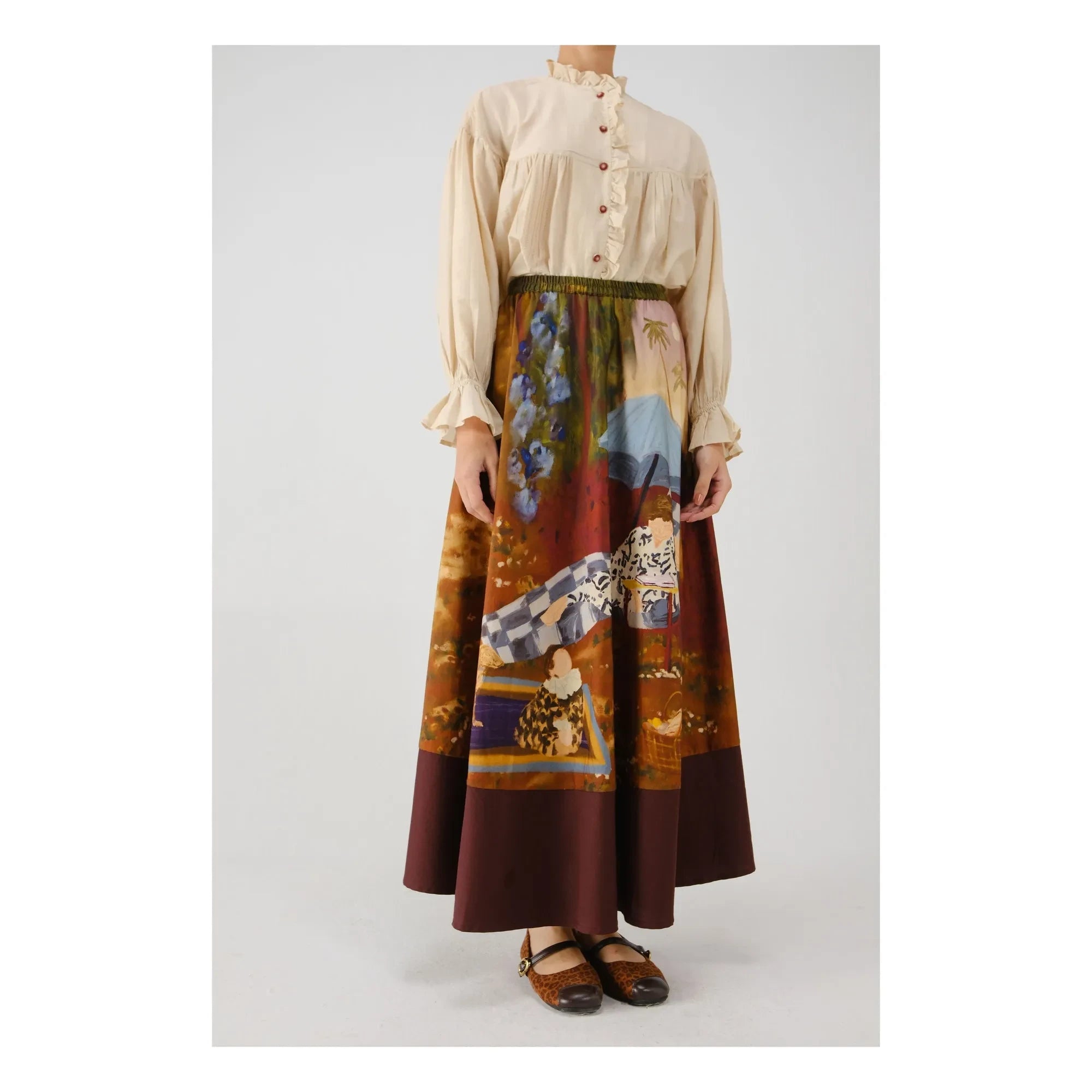 CORD - Lakeside Etek Pamuk Saten | Bordo