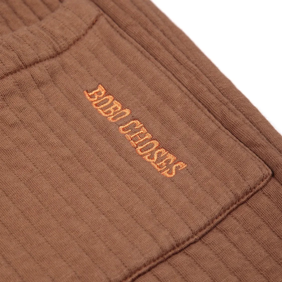 Bobo Choses - Organik Pamuklu Kapitone Jogger | Kahverengi