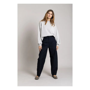 Smallable Woman - Bria organik pamuklu sweatshirt | İnci grisi