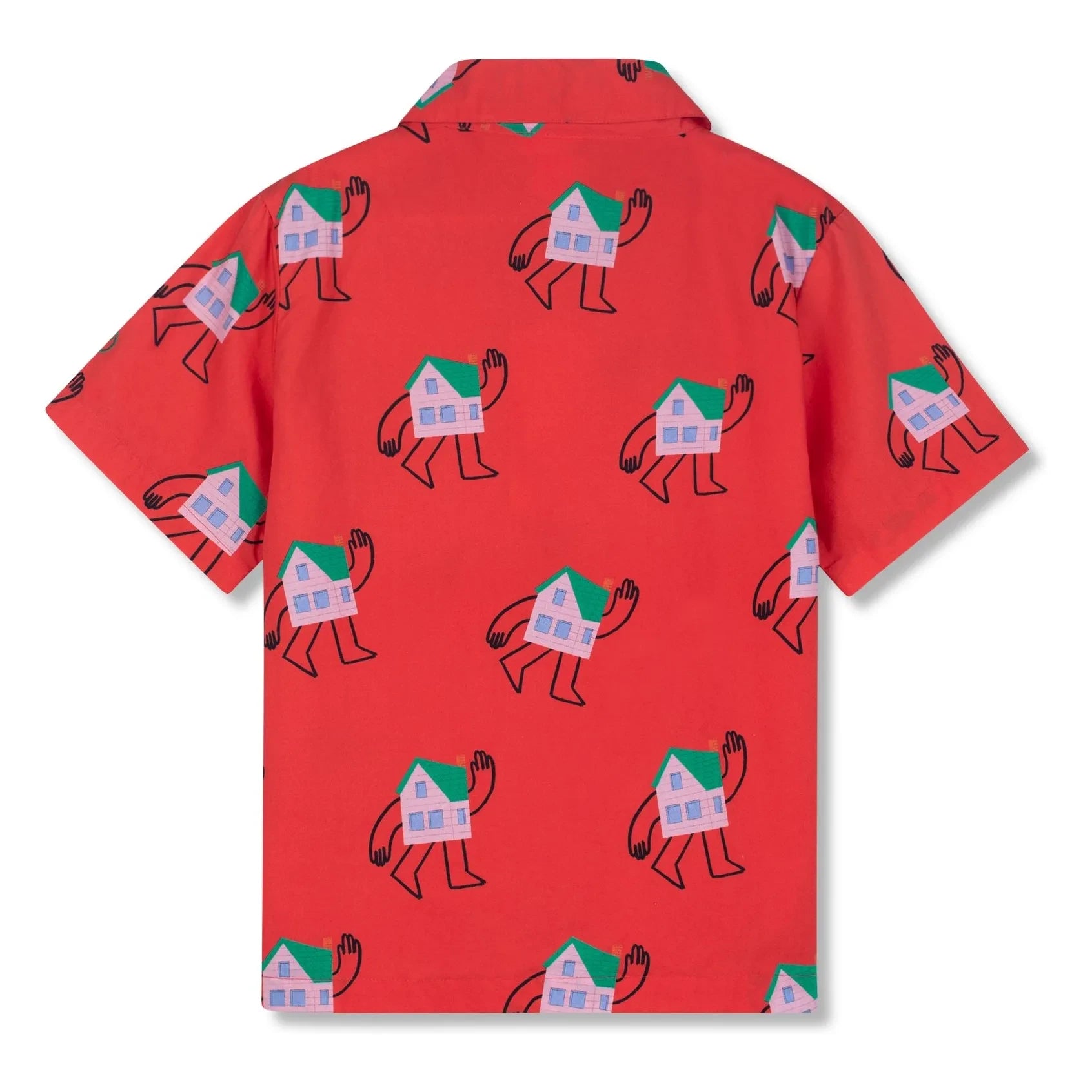 Wynken - Shirt Houses | Kırmızı