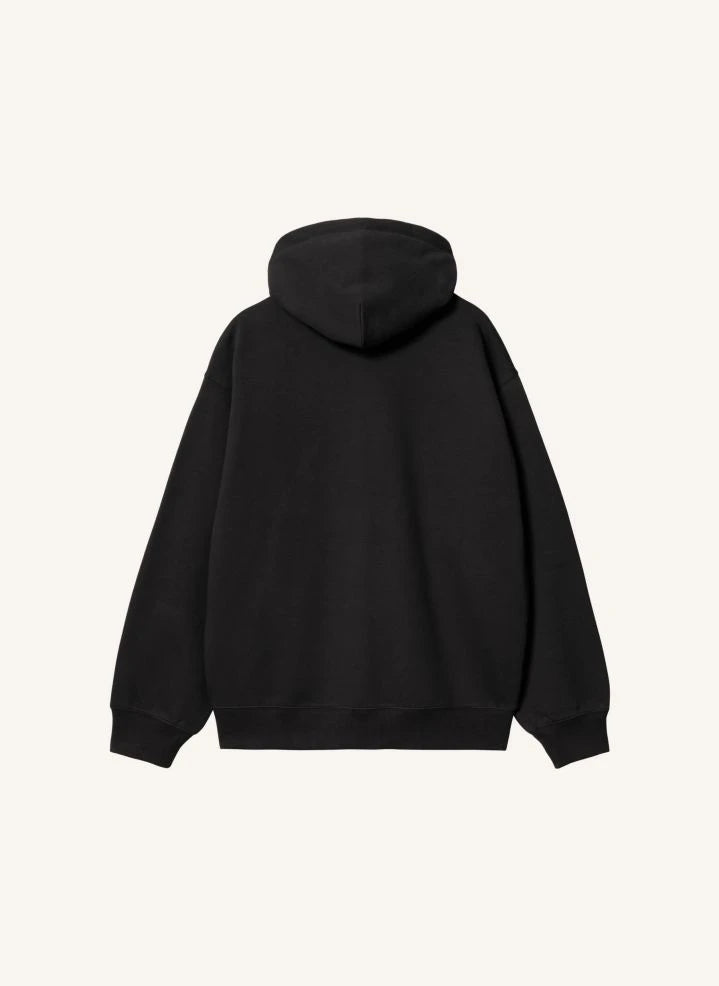 Carhartt WIP - سويت شيرت بغطاء رأس بطبعة البط البني | أسود