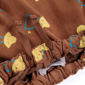 Bobo Choses - Tencel kloş pantolon | Kahverengi