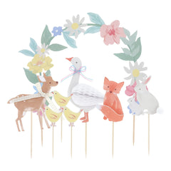 Meri Meri - Little Garden doğum günü pastası süsleri