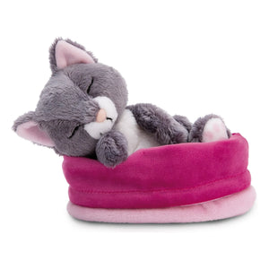 Nici - Sarılan Oyuncak Kedi - Uyuyan Evcil Hayvanlar | Gri