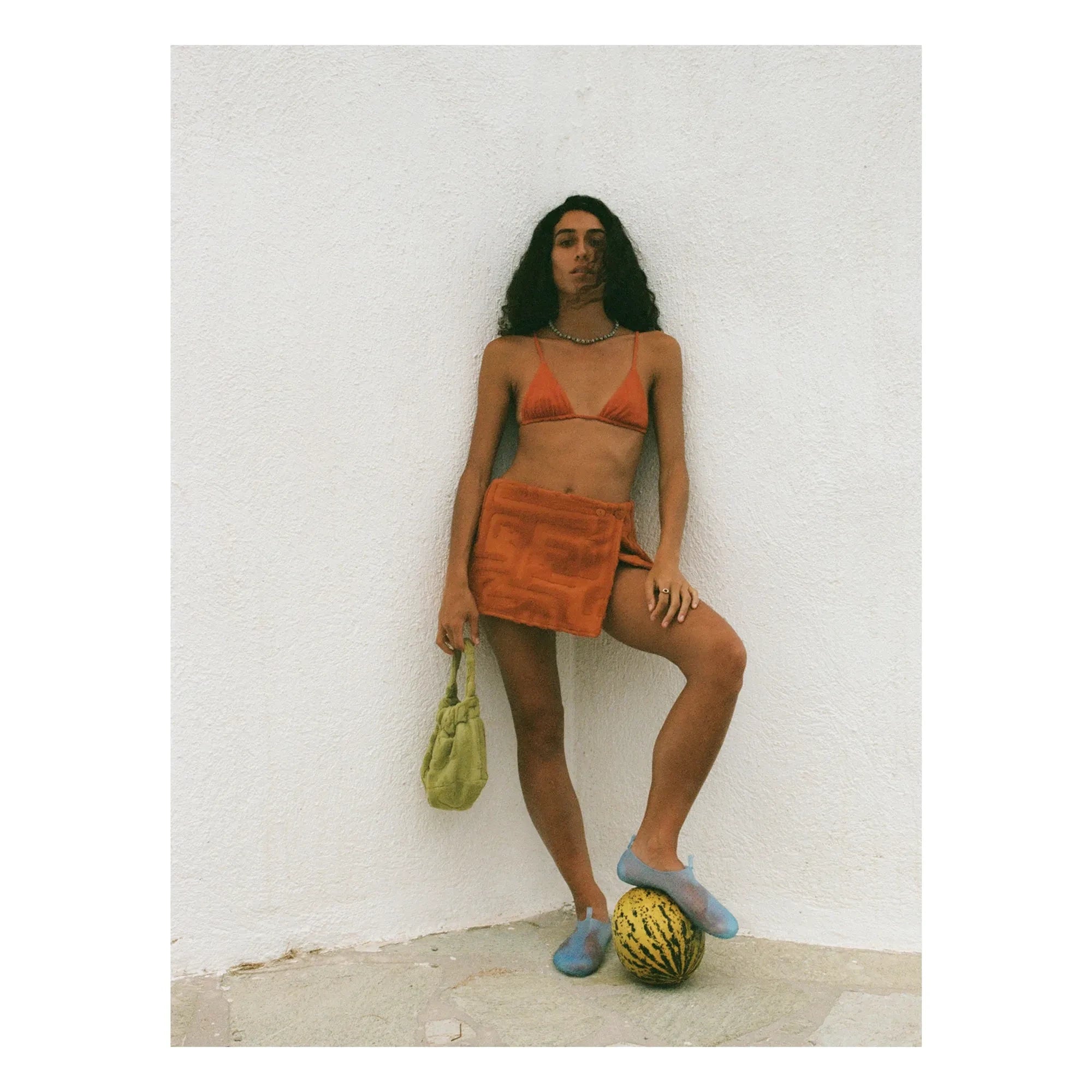 Soleil Soleil - Bornoz etek | Terracotta