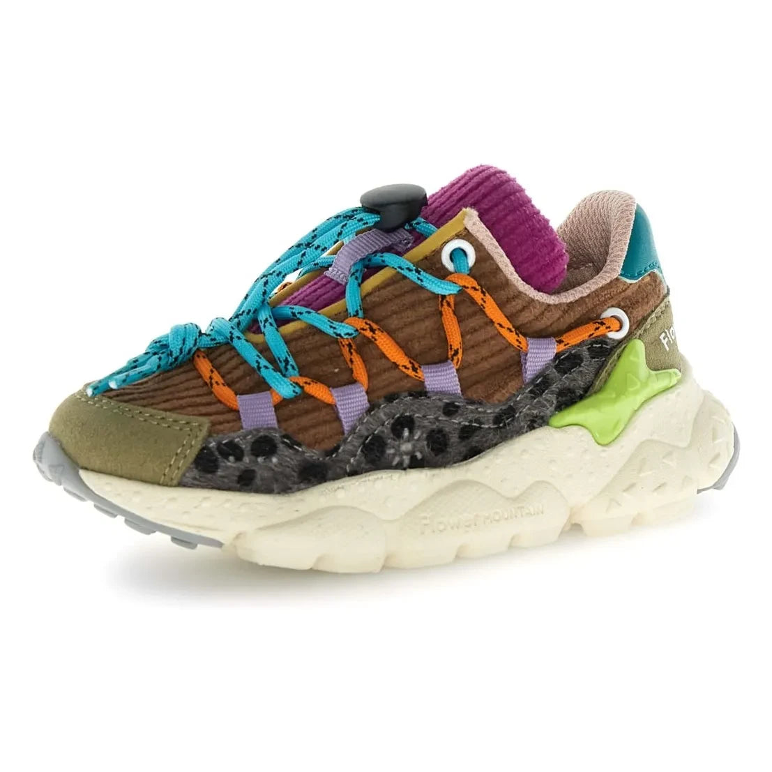 Flower Mountain - Raikiri Junior Sneakers | Zeytin yeşili