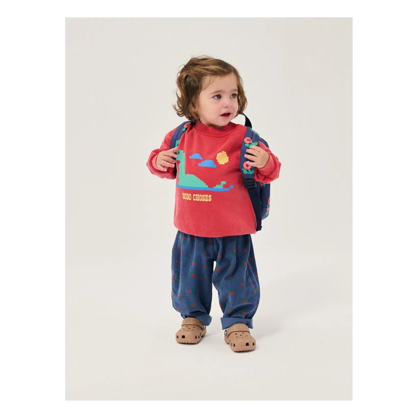 Bobo Choses - Sweat Lake Organik Pamuk Bebek | Kırmızı