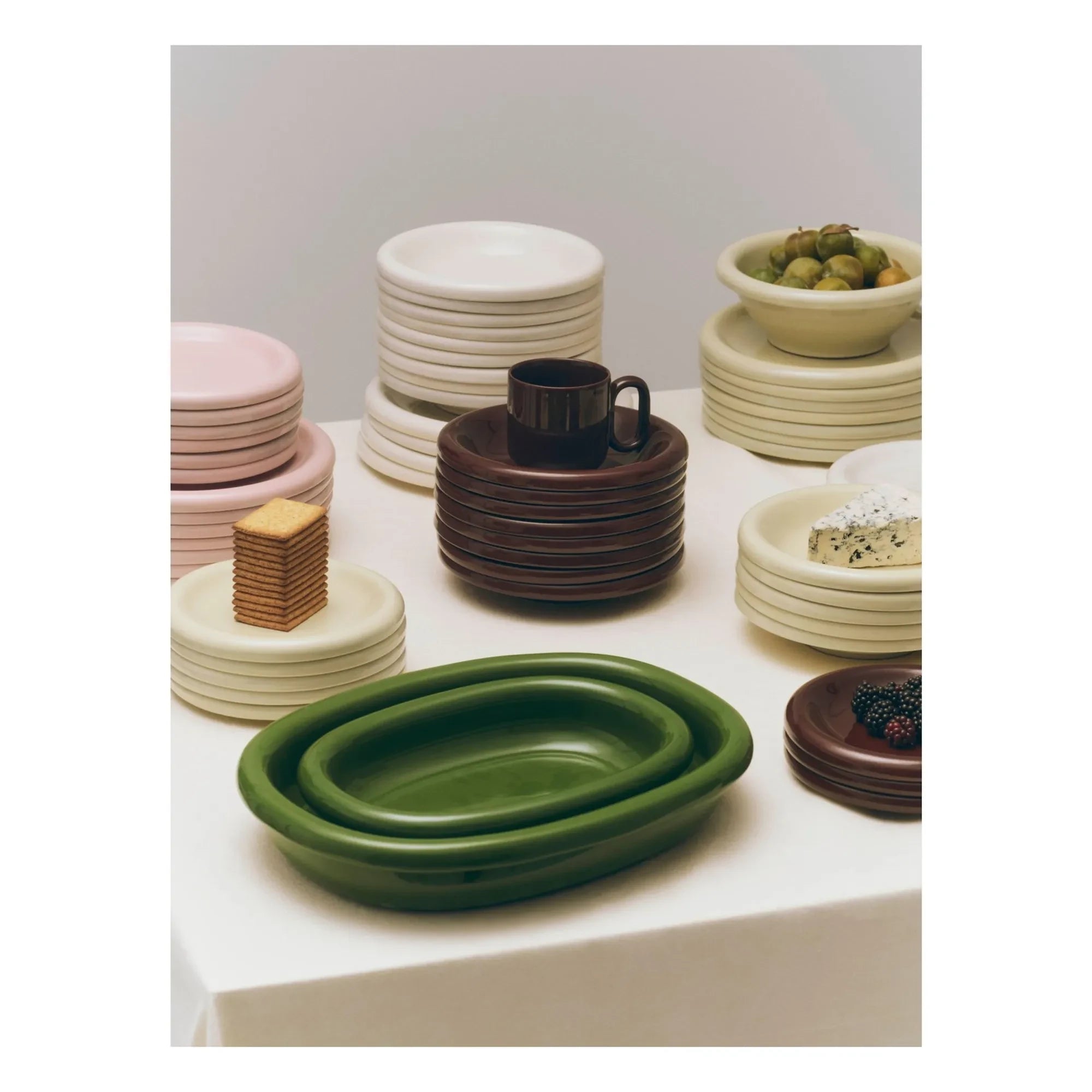 Hay - Barro terracotta servis tabağı, Rui Pereira | Yeşil