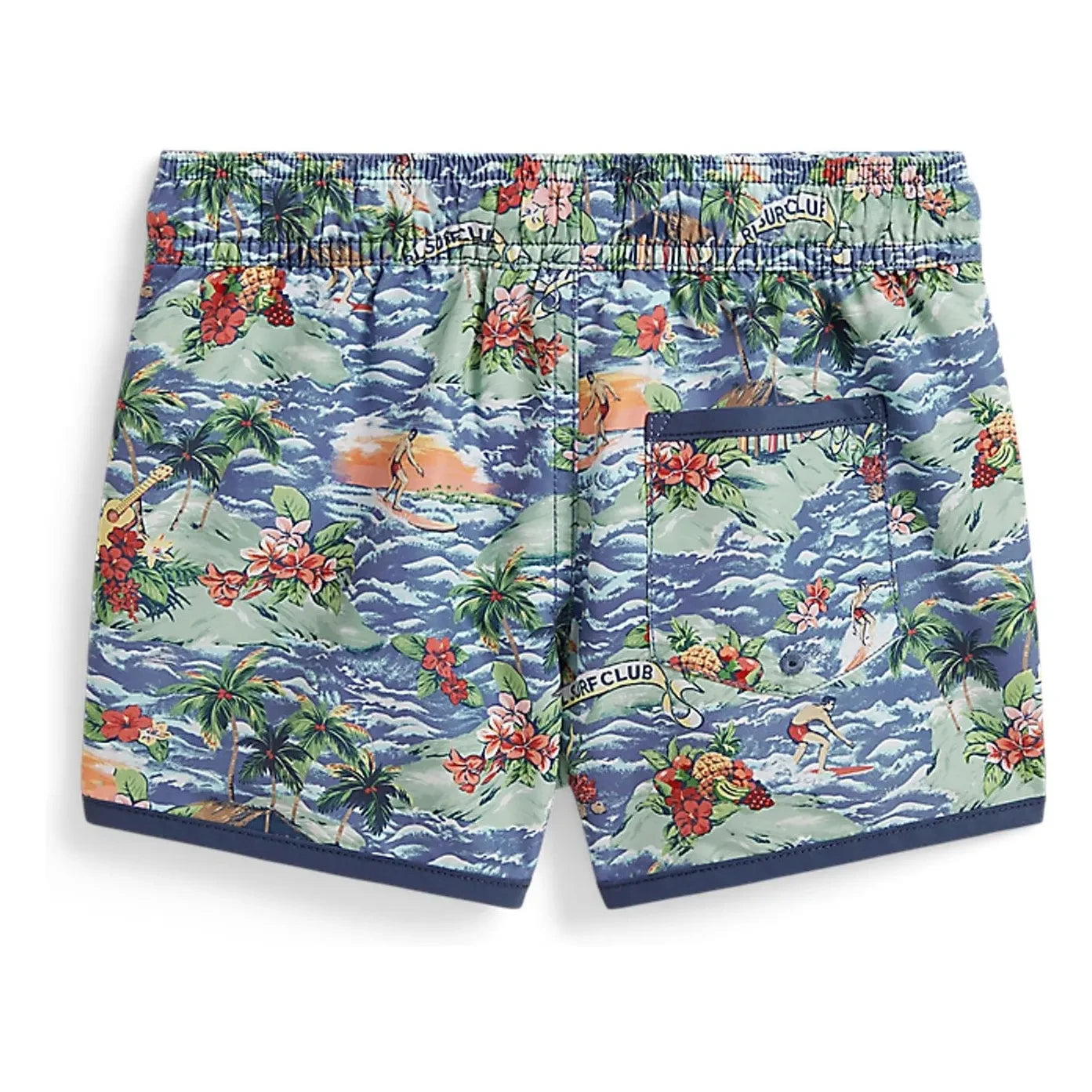 Ralph Lauren - Geri Dönüştürülmüş Fiber Surf Yüzme Şortu | Mavi