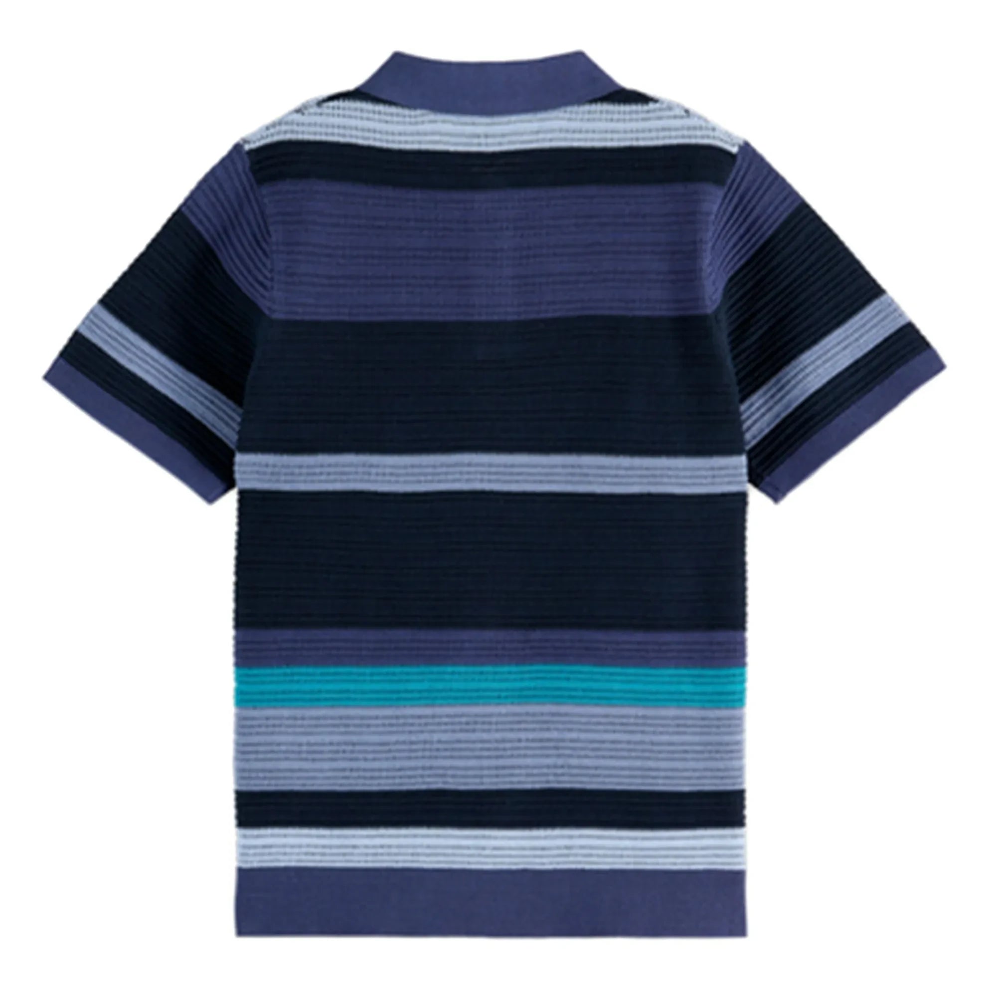 Scotch & Soda - Çizgili Triko Polo | Mavi