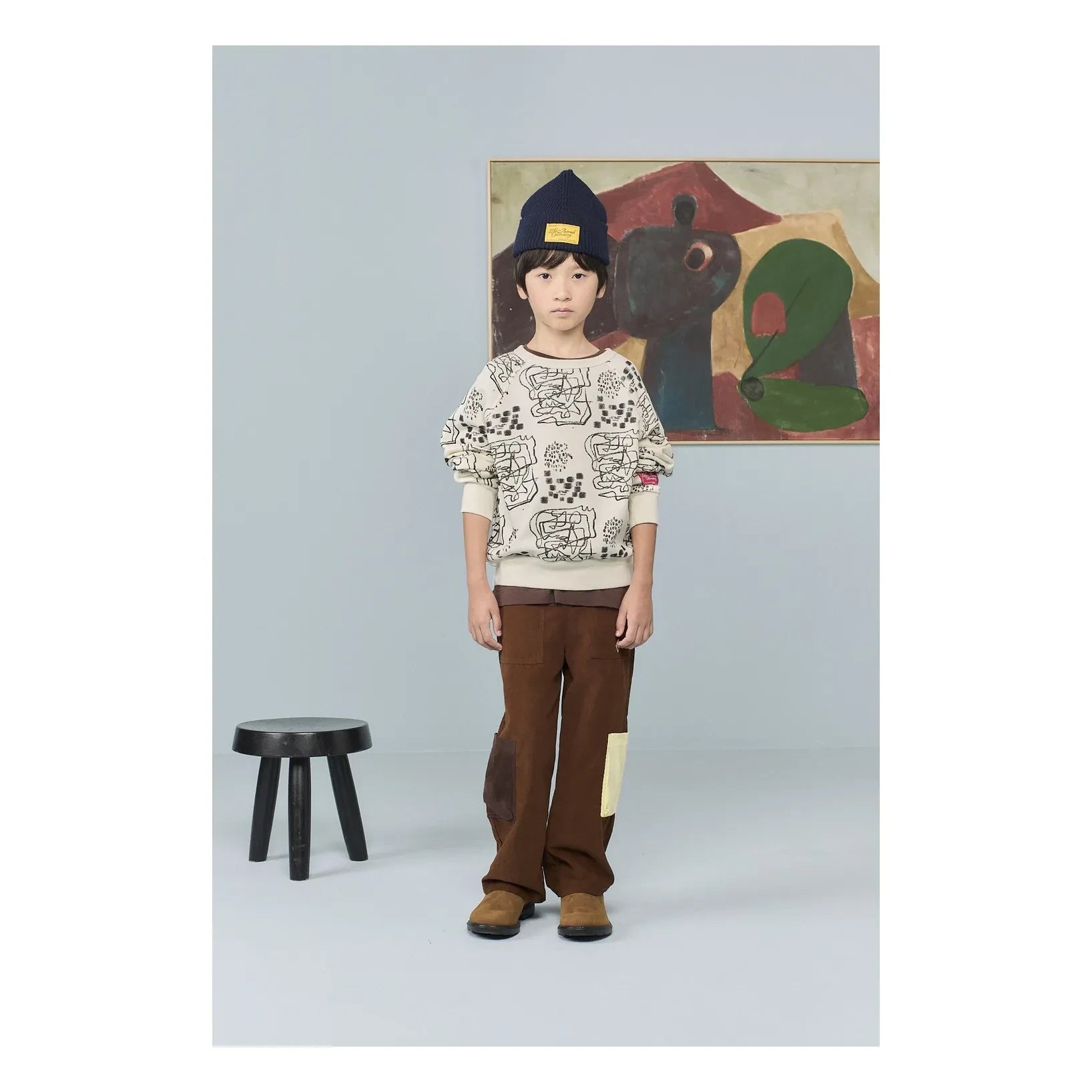 The Animals Observatory - Shark sweatshirt | عاجي