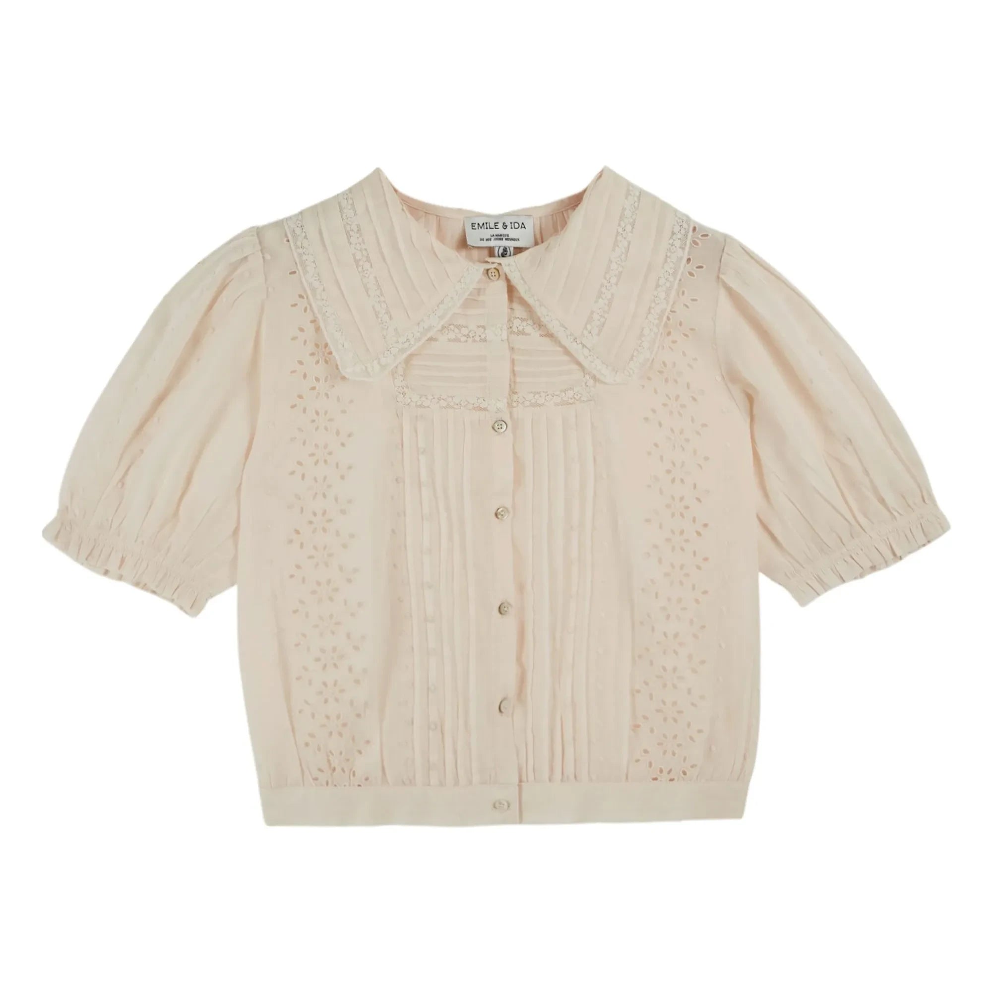 Emile et Ida - Vintage Pamuk Bluz | Krem