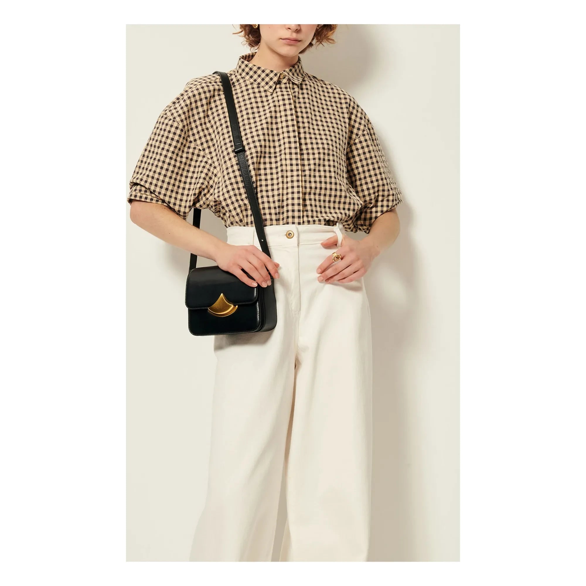 Sessùn - Florentina Pamuk Kareli Gömlek | Kum