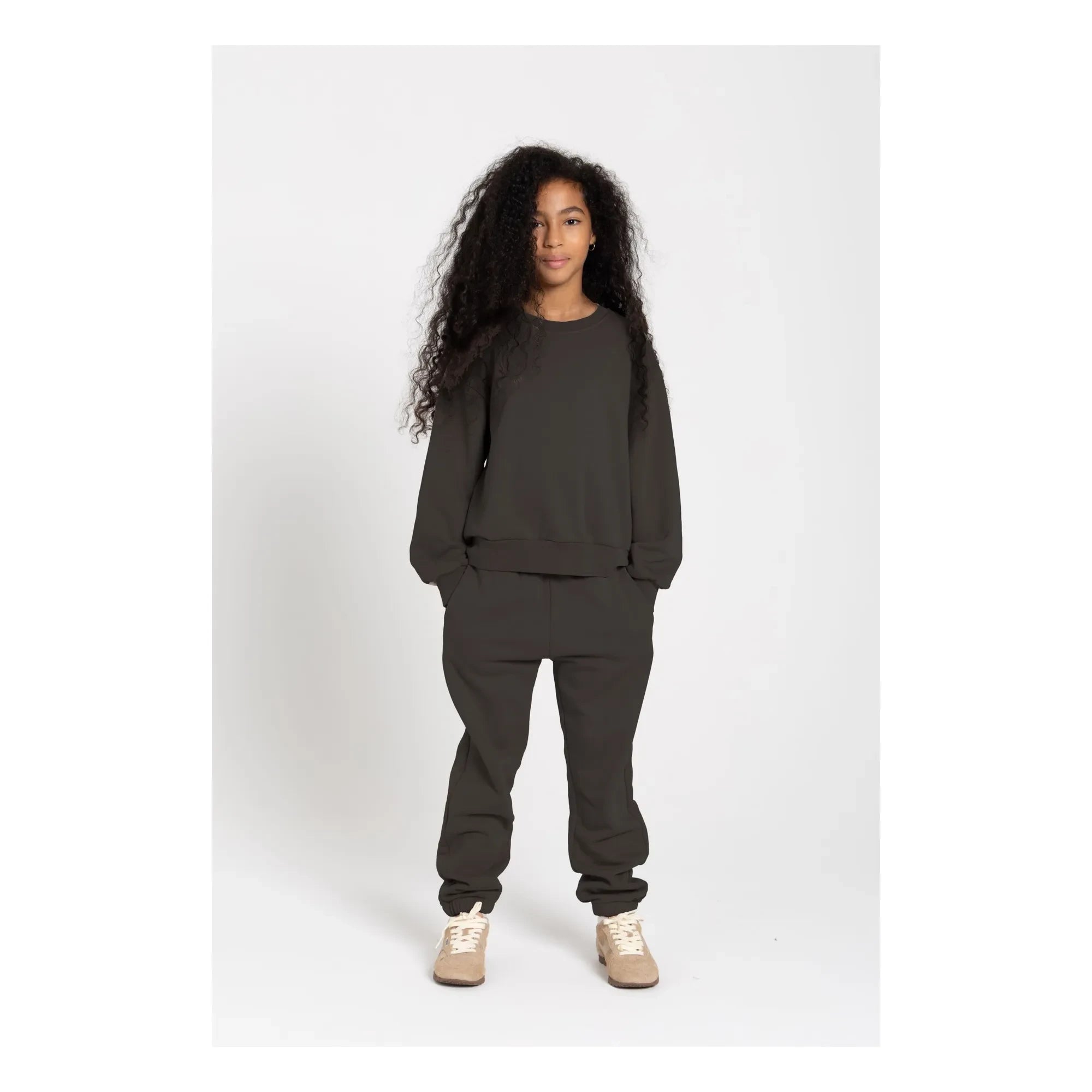 Smallable Kid - Maia органik pamuklu sweatshirt | Koyu gri