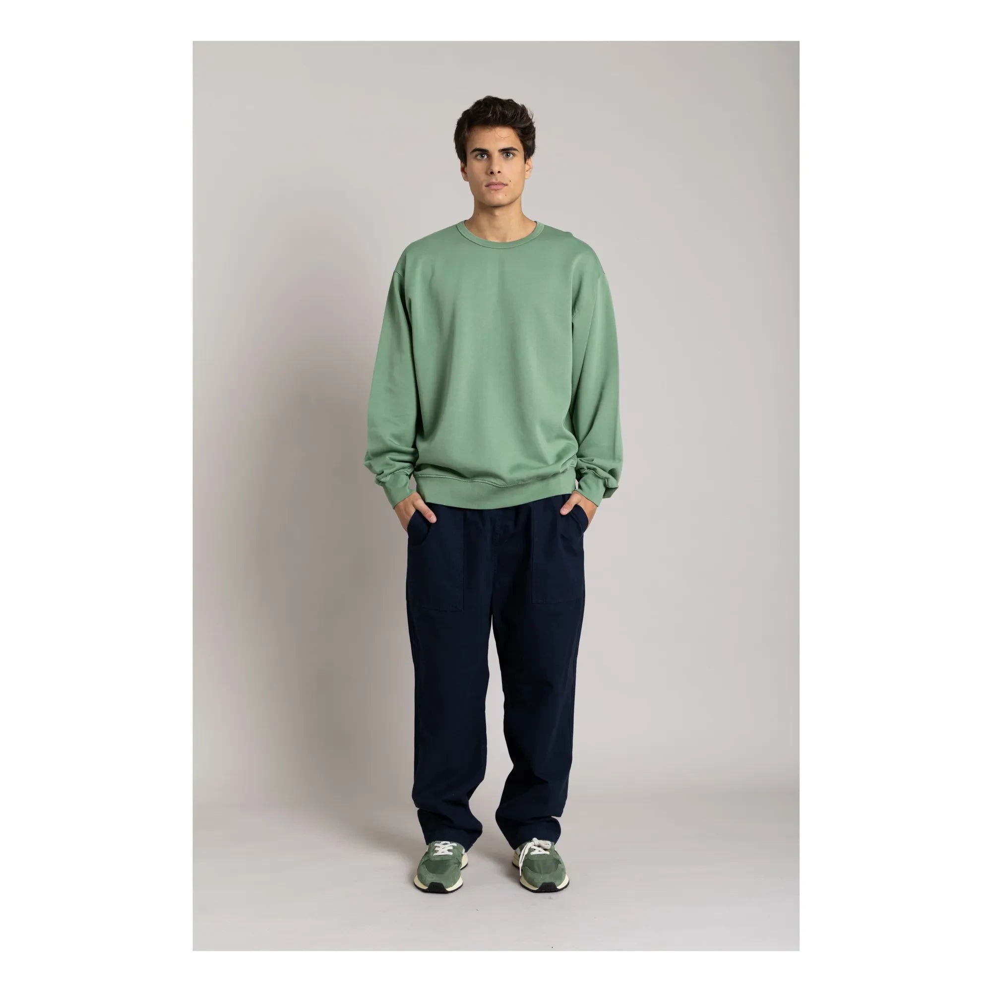 Smallable Man - Bond organik pamuklu sweatshirt | Haki