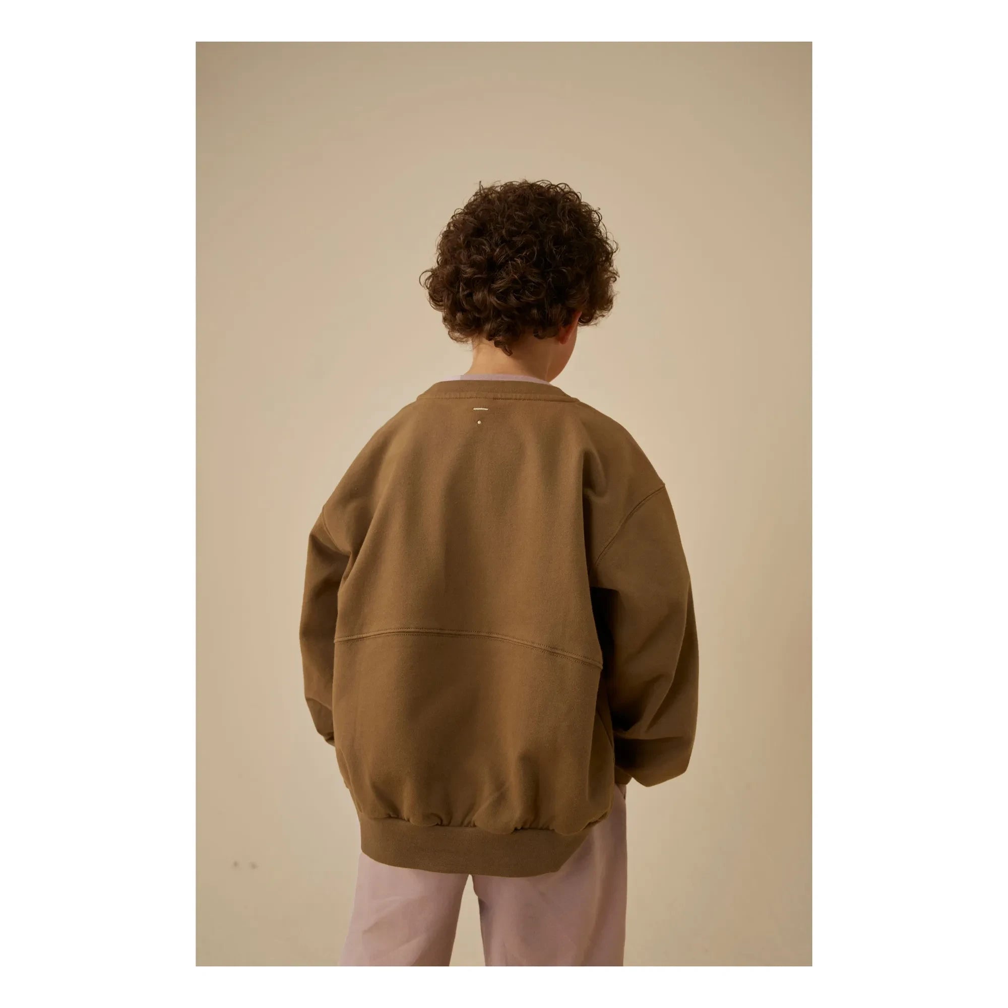 Gray Label - Organik pamuk bomber ceket | Haki kahverengi