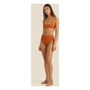Soleil Soleil - Flo Jersey Üst | Terracotta