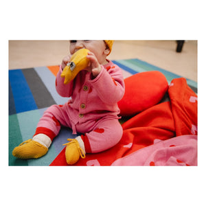 Bayiri - Sevimli organik pamuk jogger pantolon | Pembe