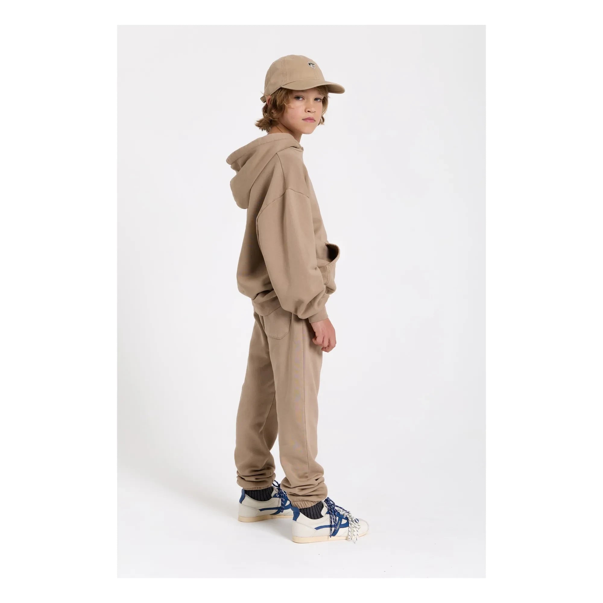 Smallable Kid - Noa organik pamuklu sweatshirt | Kum kahverengisi