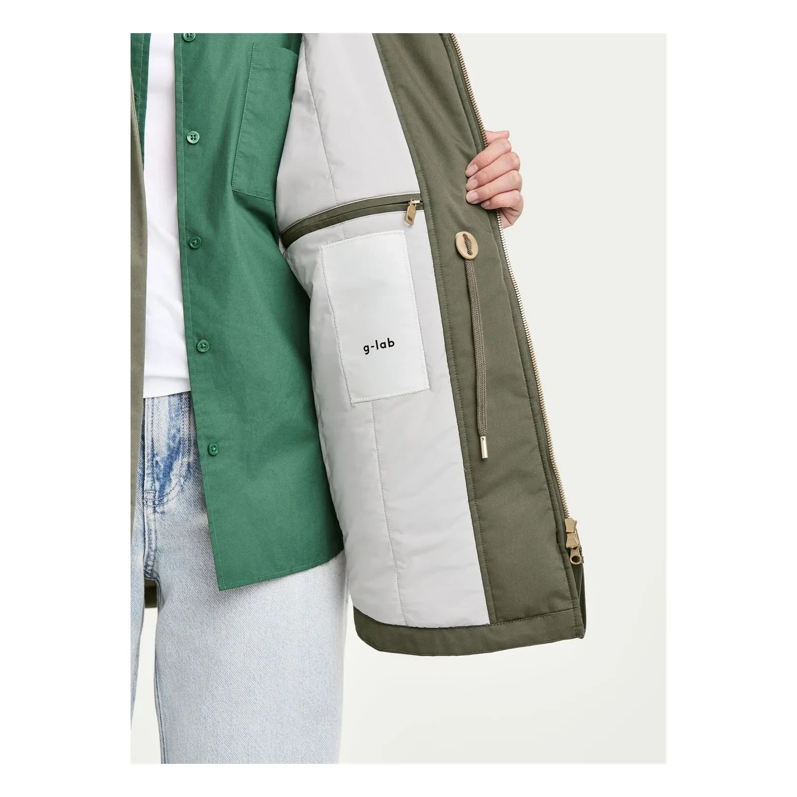 g-lab - Feli Parka | زيتوني