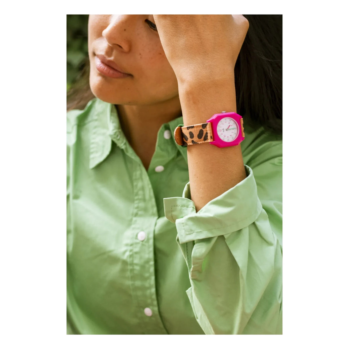Mini Kyomo - Leopard Watch - Mini Kyomo x Taxi Brousse | Kahverengi