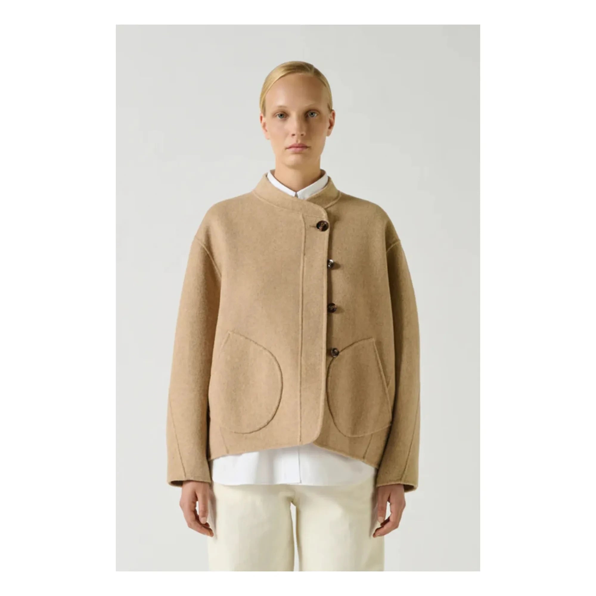 Soeur - Windsor Yünlü Kaban | Heather bej