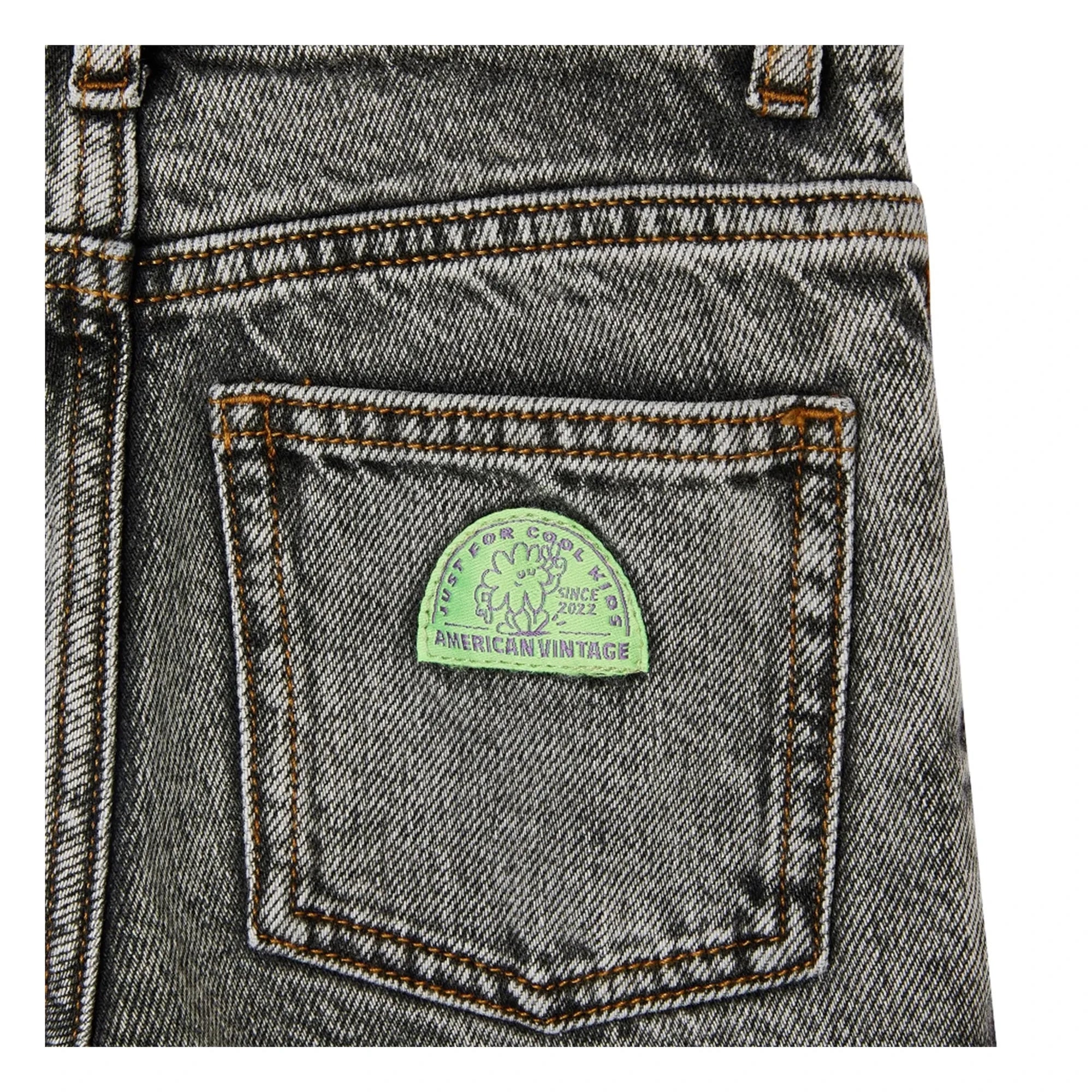 American Vintage - Jean Droit Yopday | Koyu gri denim
