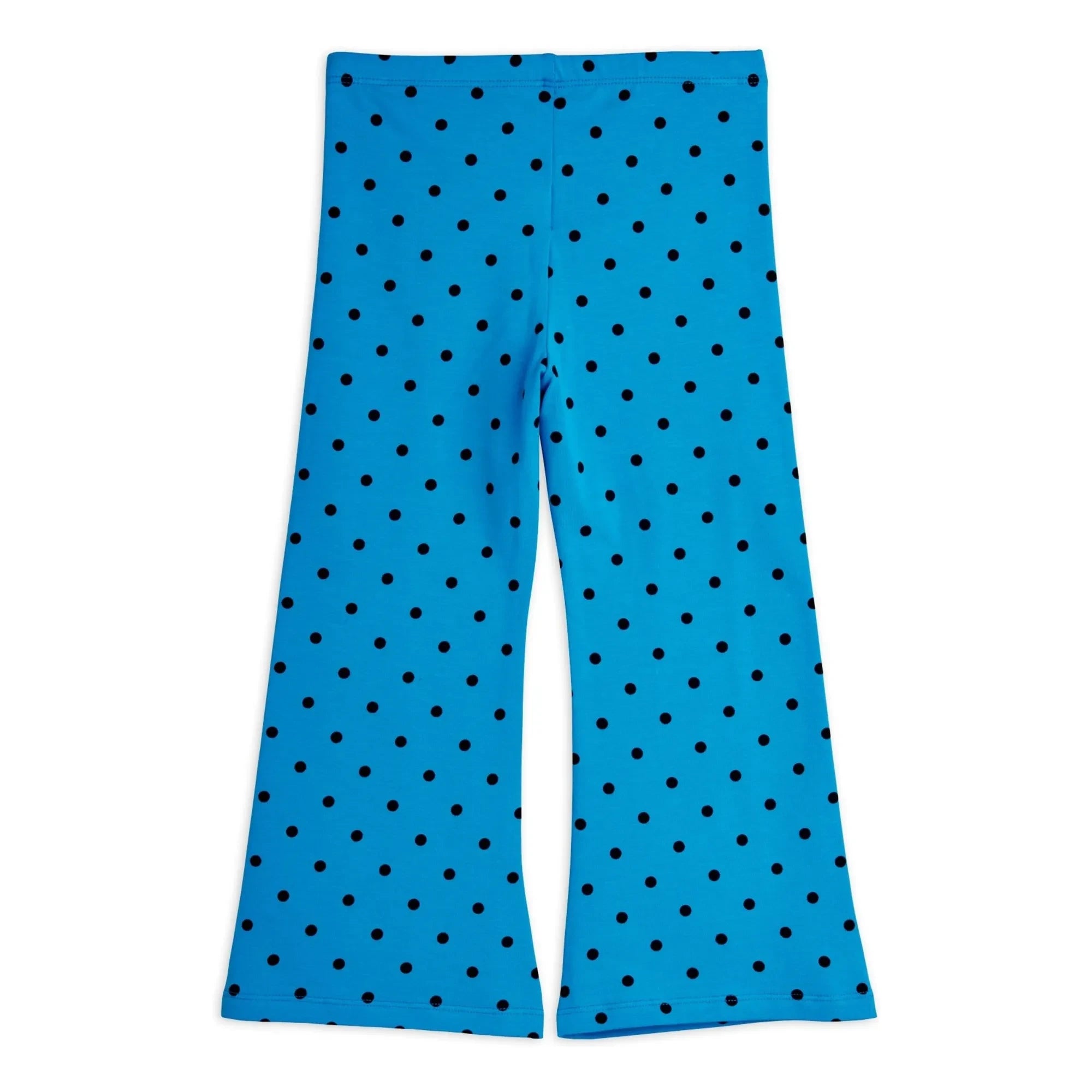 Mini Rodini - Organik Pamuk Flare Pantolon | Azure mavi