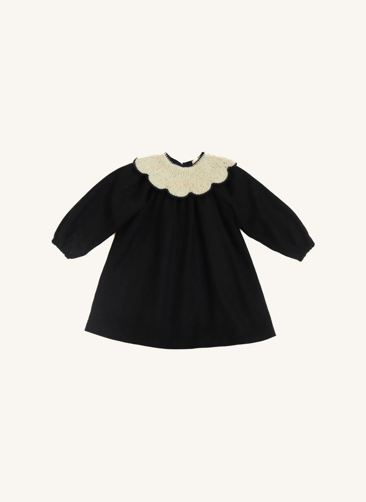 Kalinka - Laura Merinosu Yün Elbise | Siyah