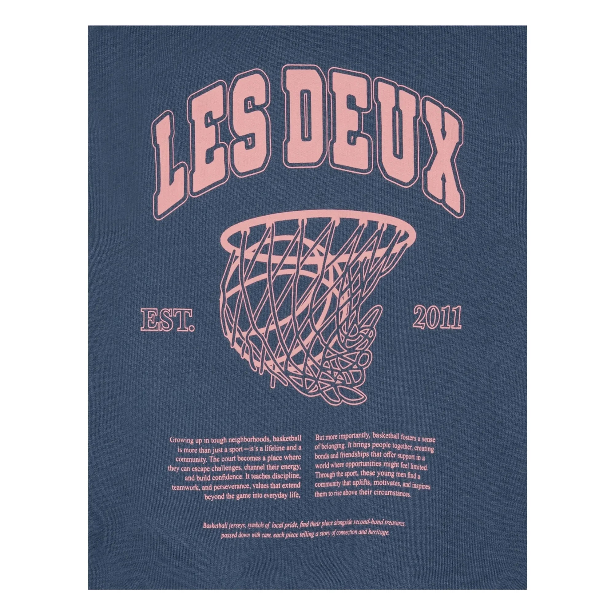 Les Deux - Hoop Sweat Organik Pamuk | Mavi