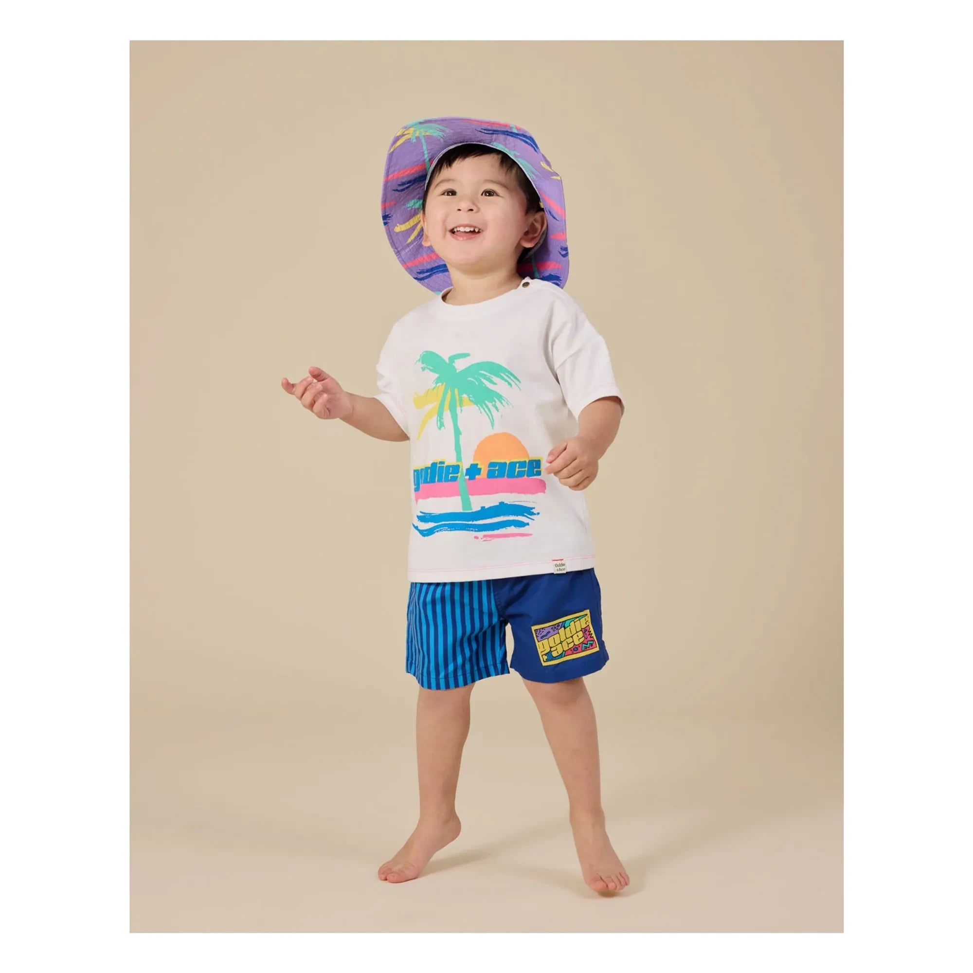 Goldie + Ace - Palm T-Shirt | Fildişi